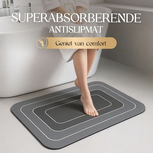 🎉 50% KORTING! 🎉 Diatomeeënaarde badmat | Antislip, snel drogend & eenvoudig schoon te maken 🚿💧