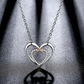 Stijlvolle Dubbele Hart Ketting