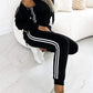 🔥Women's three-piece baseball jacket and pants set