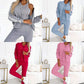 🔥Women's three-piece baseball jacket and pants set