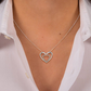 Stijlvolle Dubbele Hart Ketting