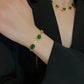 ✨Ultieme elegantie - Jade armband, oorbellen en halsketting