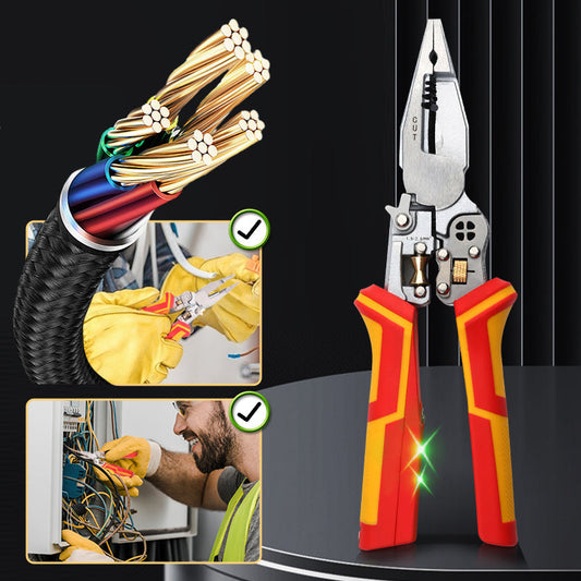 🔥2025 HOT SALE  50% OFF💥🧰8-In-1 Wire Stripper with Voltage Tester🚀