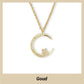✨ Elegant & Betekenisvol – Bright Night Maanster Ketting