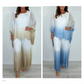 🌸Speciale prijs🌸 Elegante loose gradient tweedelige set