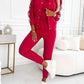 🔥Women's three-piece baseball jacket and pants set
