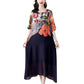 🌷Uitverkoop 49% korting🔥Elegante damesjurk met bloemenprint en grote maten
