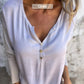 🔥Limited Time 39% OFF🔥Women’s Trendy Solid Color V Neck Long Sleeve Top