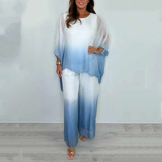 🌸Speciale prijs🌸 Elegante loose gradient tweedelige set