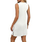 💕 Gentleness meets practicality! V-neck mini slip dress 👗, full of elegance!