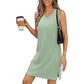 💕 Gentleness meets practicality! V-neck mini slip dress 👗, full of elegance!