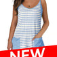 🔥2025 ZOMER NIEUWE STIJL 50% KORTING🎁Dames mouwloze zomerjurk met shorts