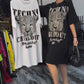 💗Summer Specials✨Women’s Oversized Glitter T-Shirt Dress