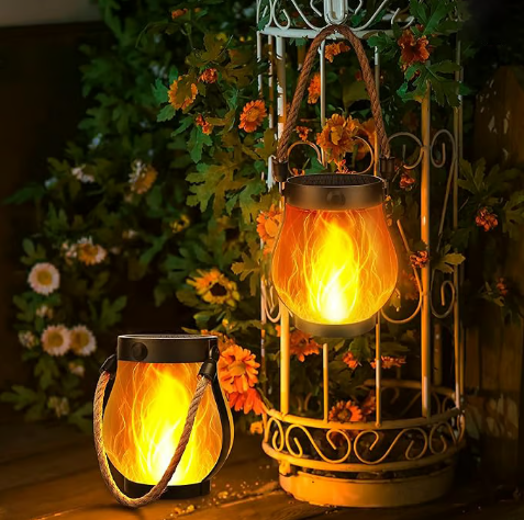 ✨Dancing flame Solar Lantern Outdoor Lights