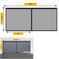 🔥HOT SALE  50% KORTING🔥 2-pack insectenwerend garagedeurhor