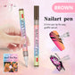 🎁 12-Kleurige Professionele Nail Art Penset – Ultraprecieze 0,7 mm Punt & Snel Droogend ✨💅