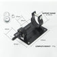 🖤Black Friday topper!50% KORTING✨ Mini-Bandschuurmachine Ombouwbeugel (Met 5 Slijpschijf Types) – Converteer Elektrische Boormachine naar Bankslijpmachine, Multifunctioneel voor Verschillende Materialen!