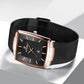 🎄Kerstdeal ALTIJD 50% KORTING!✨Ultradunne Vierkante Quartzhorloge (Meshband) – 9mm Dun, 3ATM Waterbestendig & Modieus Design (Perfect als Cadeau!)