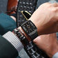 🎄Kerstdeal ALTIJD 50% KORTING!✨Ultradunne Vierkante Quartzhorloge (Meshband) – 9mm Dun, 3ATM Waterbestendig & Modieus Design (Perfect als Cadeau!)