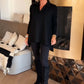 Casual damesblouse met revers en lange mouwe