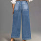 👖NU 50% KORTING! ✨ Casual damesjeans met hoge taille en wijde pijpen – flatterende pasvorm, comfortabel stretchmateriaal en moeiteloze stijl 👖