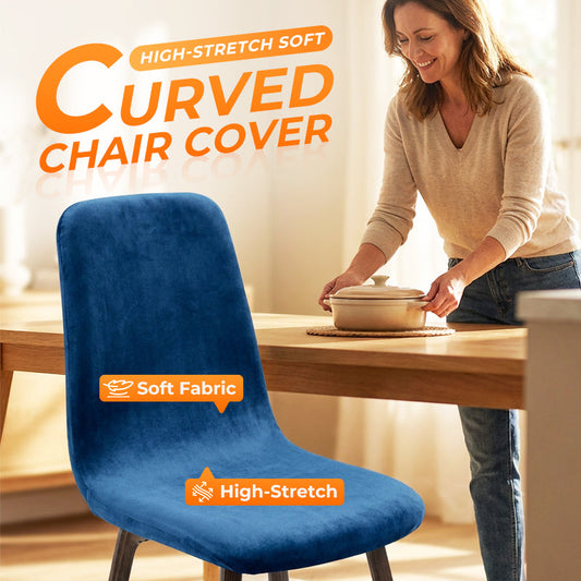 Hoog-elastische zachte hoes voor gebogen stoelen