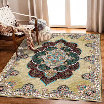 🎯 Overstock – 50% korting! 🎯 Vintage, verfijnd Boheems tapijt ✨🧡