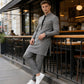👔 50% KORTING! 🔥 Moderne herentuniek en -broek met mandarijnkraag – Elegant ontwerp, comfortabele pasvorm en perfect voor feestelijke gelegenheden 🎩