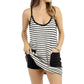 👚Vloeiende Romper met Jurkstijl en Ingebouwde Shorts